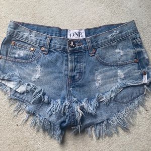 One teaspoon Jean short